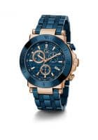 GUESS Y70001G7Mf One Chronograph Watch For Mens (Blue)