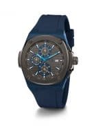 GUESS Quartz Chronograph Grey Round Mens Watch Y99004G5Mf (Blue)