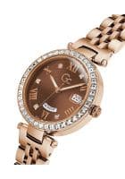 GUESS Z01009L4Mf Analog Watch For Womens (Rose Gold)