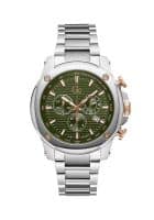 GUESS Z13003G9Mf Chronograph Watch For Mens (Silver)