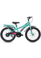 SHELDON Zion Cycle for Kids With Poer Break and In-Built Carrier (Black and Green)