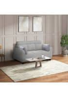 Duroflex Zivo Plus Fabric 3 Seater Sofa Set (Cloudy Grey)