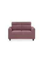 Duroflex Zivo Plus Fabric 2 Seater Sofa Set (Dusky Pink)