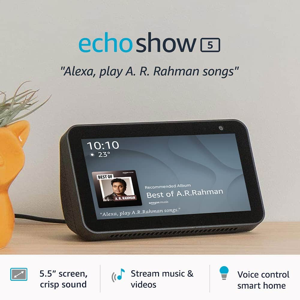 Buy  Echo Show 5 Smart speaker with Alexa - 5.5 inch