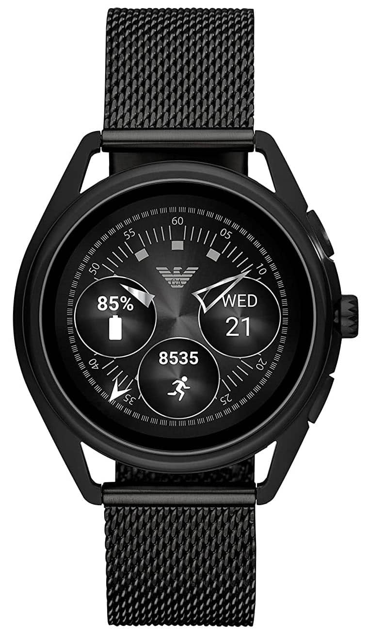 Emporio Armani Matteo Smartwatch Black ART5019 on EMI Bajaj Mall