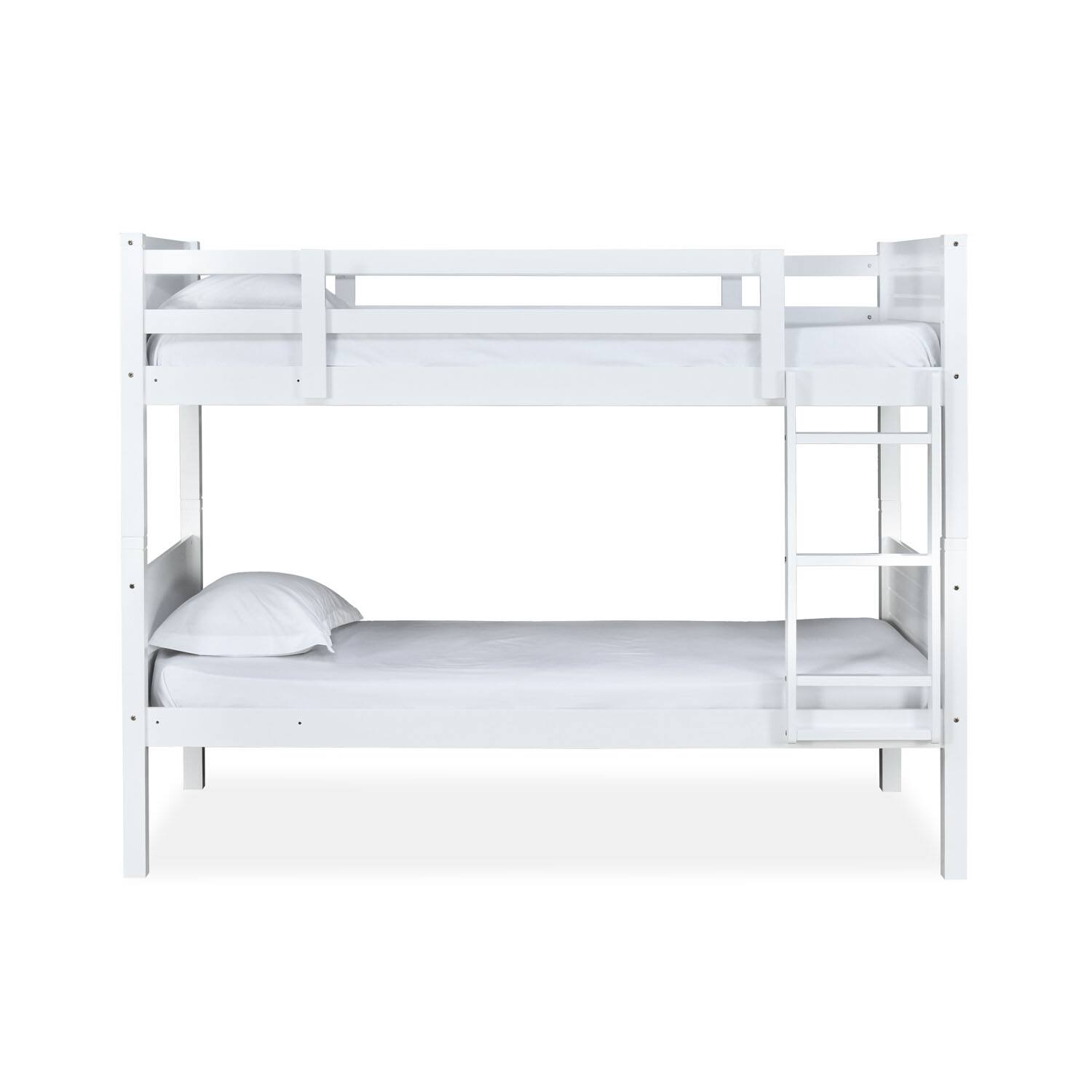 At Home By Nilkamal Canary Solid Wood Bunk Bed For Kids (White) on EMI ...