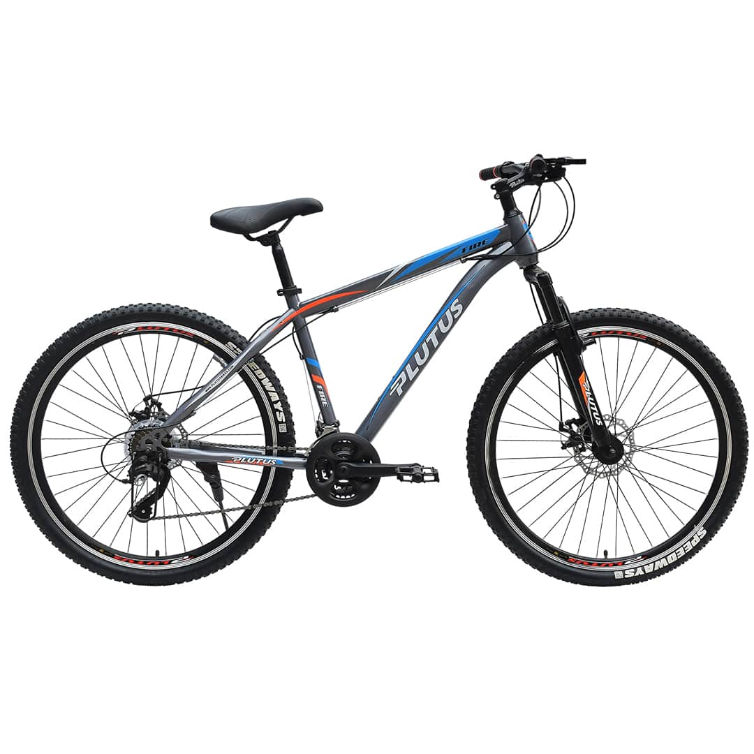 Plutus Fire Mountain Bike Wheel Size 29T Frame Size 29 Inch Dual Disc Brake Single Speed Blue