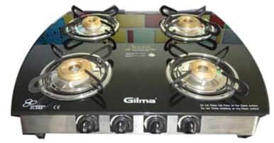 gilma glass top gas stove