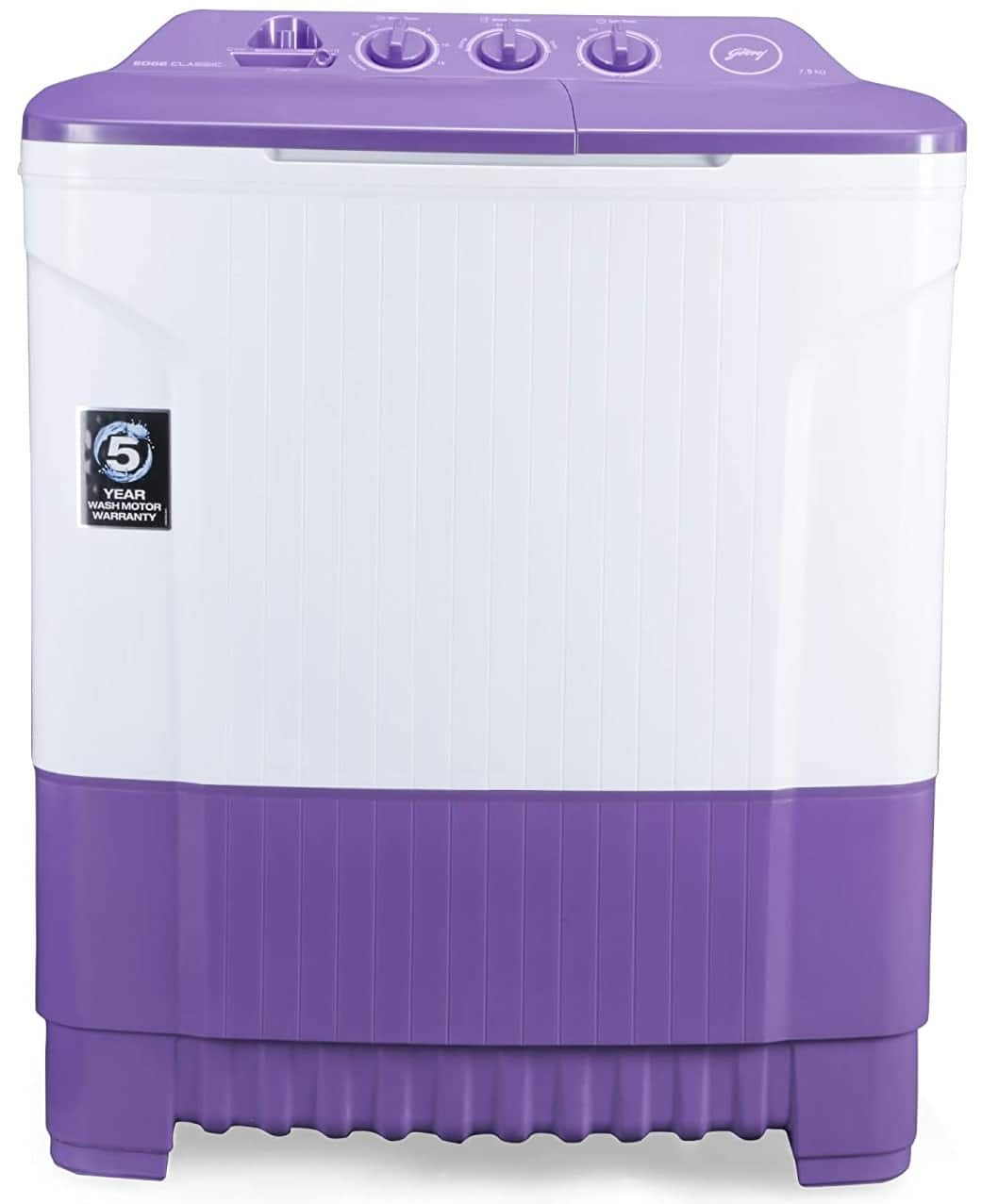 godrej 7.5 kg washing machine semi automatic