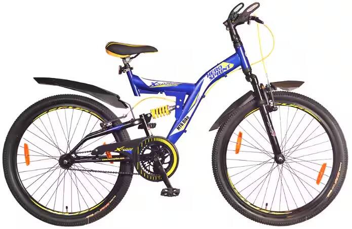 Hero Cycles Xplode Sports 26 T Single Speed Mountain Cycle BlueBlack BicyclesOnline at Best Price on Bajaj Mall