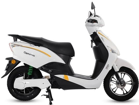 Hero Electric Optima CX Dual Battery White Bajaj Mall