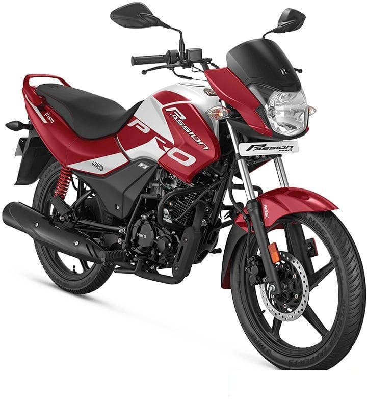 Hero Passion Pro Xtec Drum Sports Red on EMI Bajaj Mall