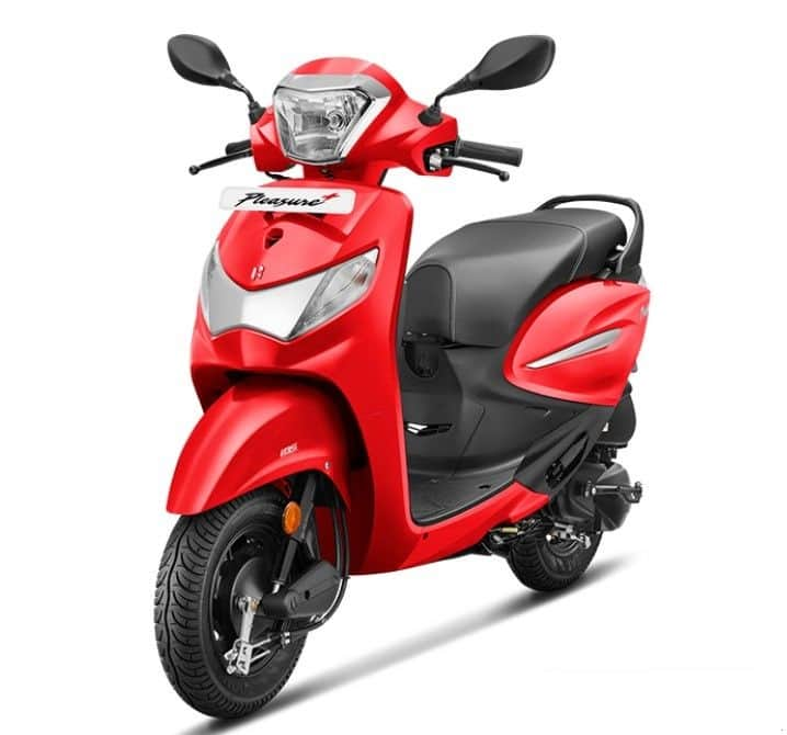 Hero Pleasure Plus XTEC Drum Cast (Sporty Red) on EMI | Bajaj Mall