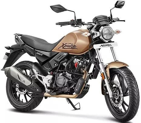 Hero Xpulse 200T Standard Matte Shield Gold on EMI Bajaj Mall