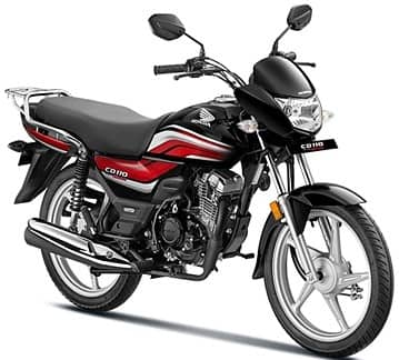 Honda CD 110 Dream DLX BS6 (Black with Red) on EMI | Bajaj Mall