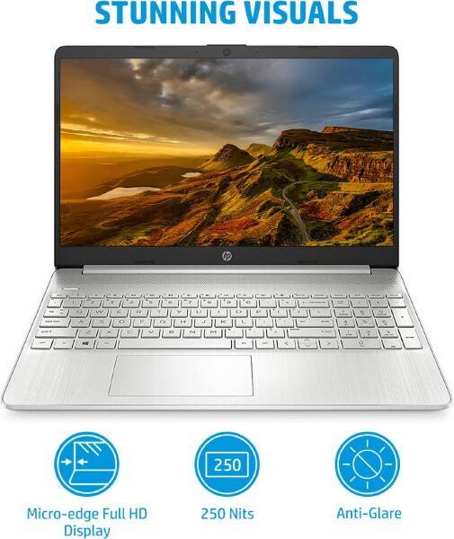 Hp 15s Amd Ryzen 5 Hexa Core 8 Gb Ram 512 Gb Ssd Windows 11 Home 156 Inch Laptop Natural 0271