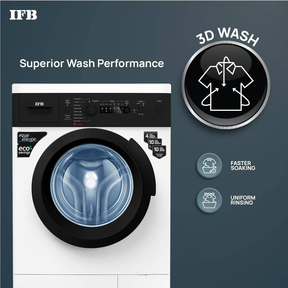 IFB 6 Kg Fully Automatic Front Load Washing Machine Silver (Diva Aqua ...