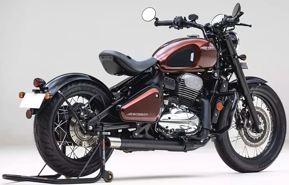 Jawa 42 Bobber (Mystic Copper) on EMI | Bajaj Mall