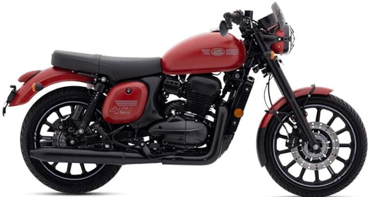 Jawa 42 Double Disc BS6 (Orion Red) on EMI | Bajaj Mall