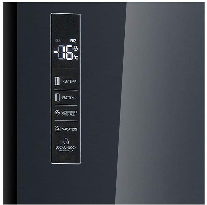 Buy Kelvinator 584 L Frost Free Side by Side Refrigerator Black (KRS-A600BKG) On Lowest EMI 