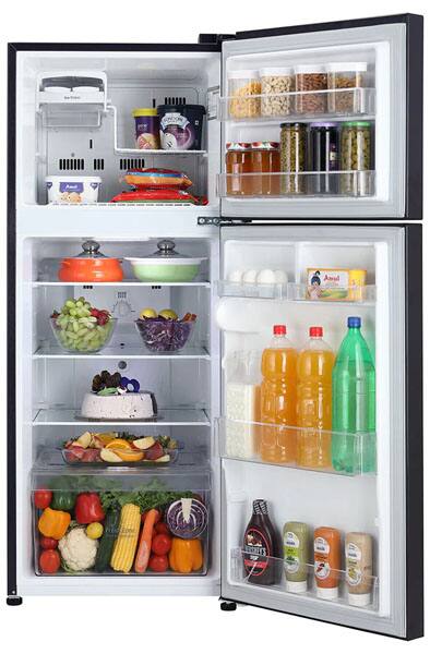 Buy LG 260 L 2 Star Frost Free Double Door Refrigerator Purple Glow (GL ...