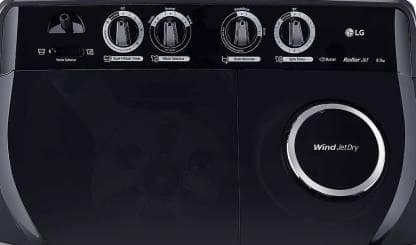 Lg Kg Semi Automatic Top Load Washing Machine Black P Skmz On Emi Bajaj Mall