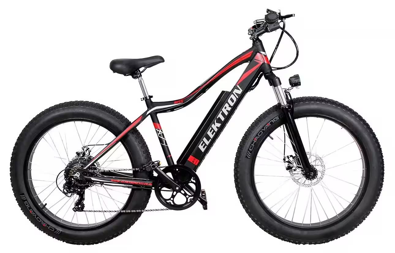 Elektron M5X Electric Fat Bicycle Red and Black BicyclesOnline at Best Price on Bajaj Mall