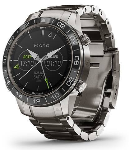 Garmin MARQ Aviator Round Dial Shape Smartwatch Silver on EMI Bajaj Mall