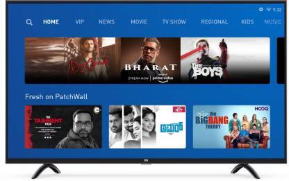 mi smart tv 43 inch bajaj finance