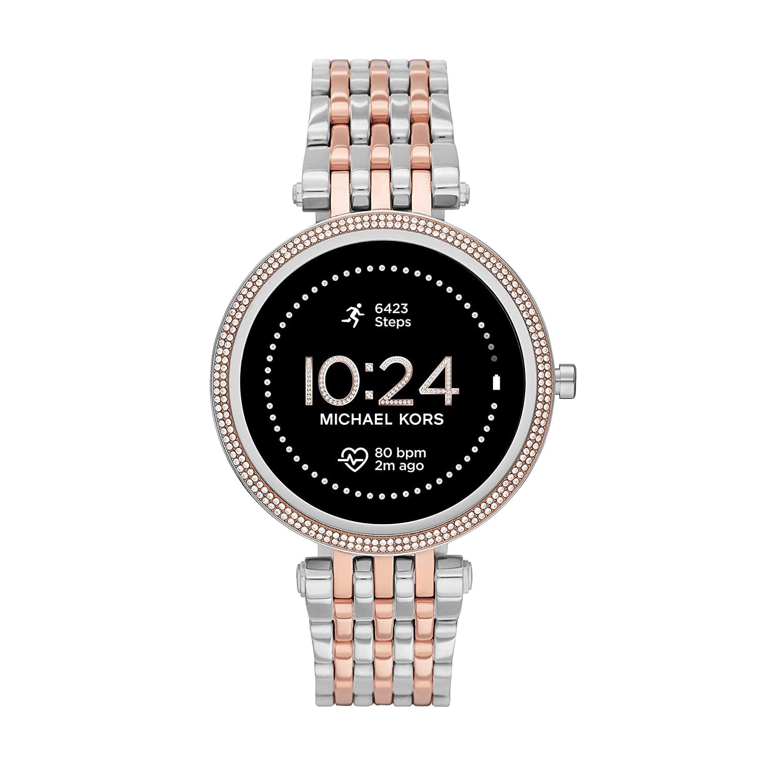 Silver michael clearance kors smartwatch womens