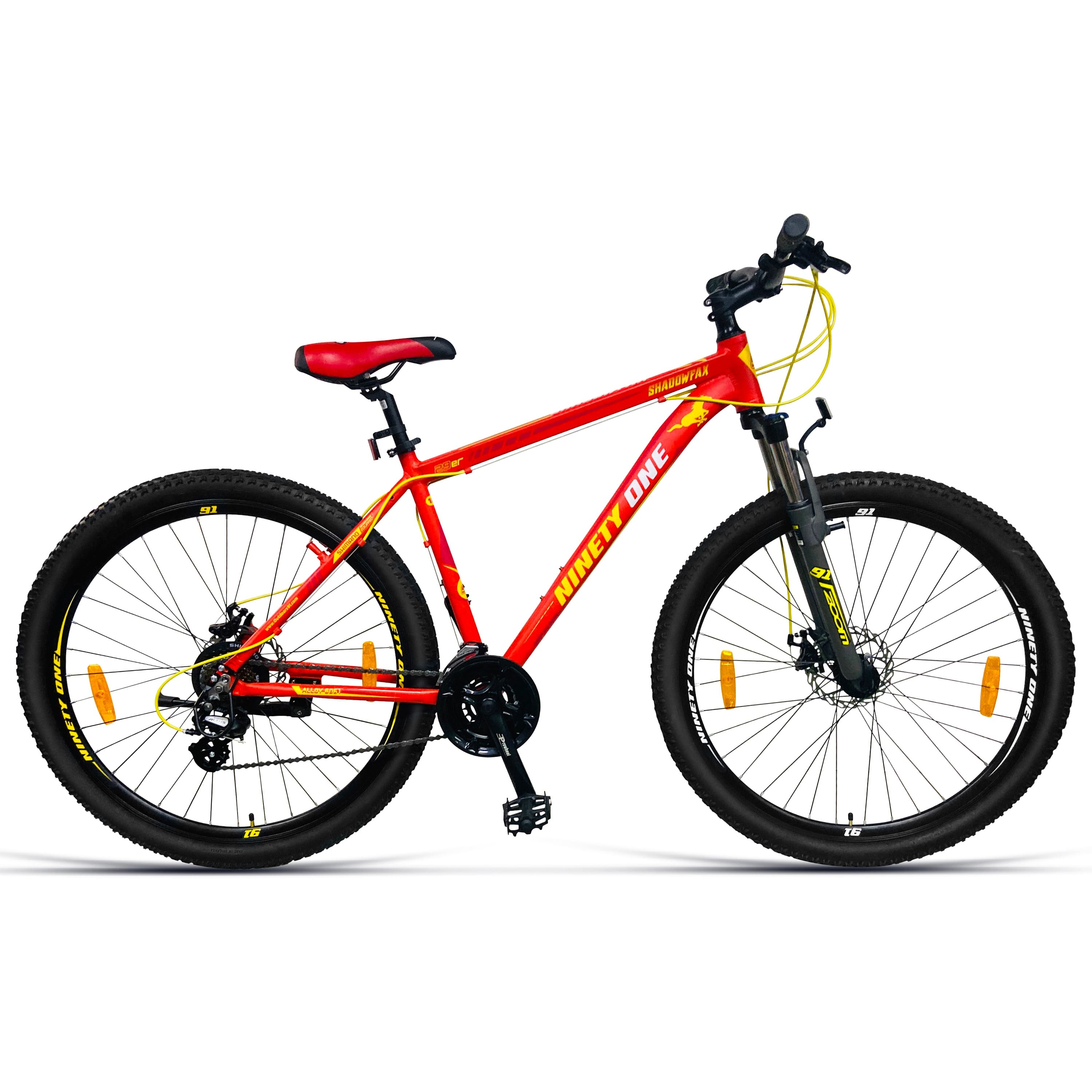 Yellow and best sale red bike