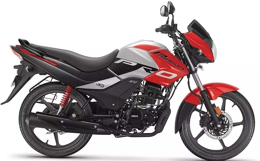 Hero Passion Pro 110 Disc Sports Red on EMI Bajaj Mall