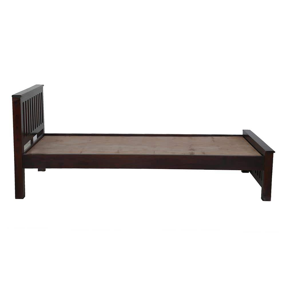 Pai Sheesham Wood Ab Single Size Bed With Rectangular Shape (Pfbd221-3 ...