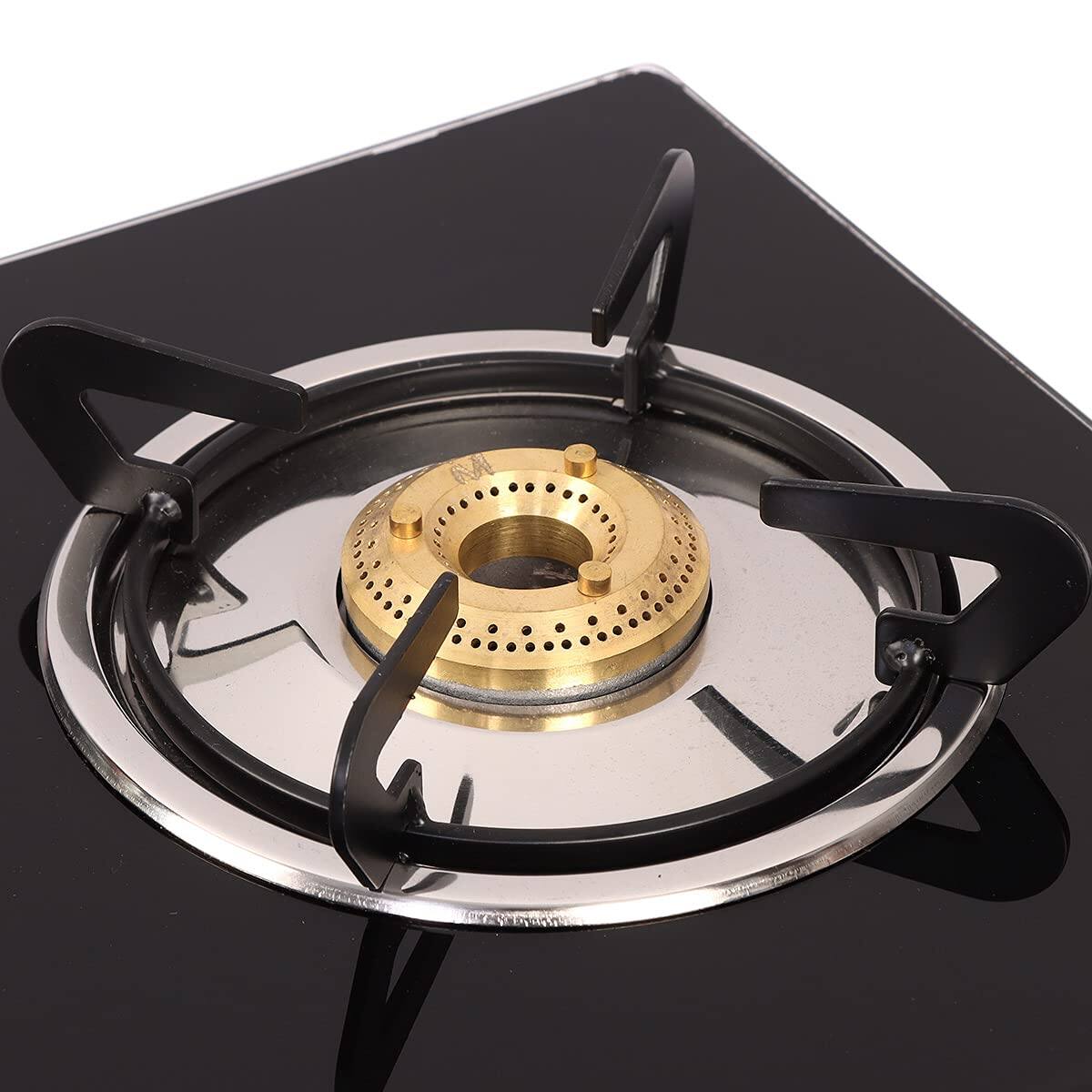 Wonderchef Platinum 4 Burner Glass, Toughened Glass, Stainless Steel ...