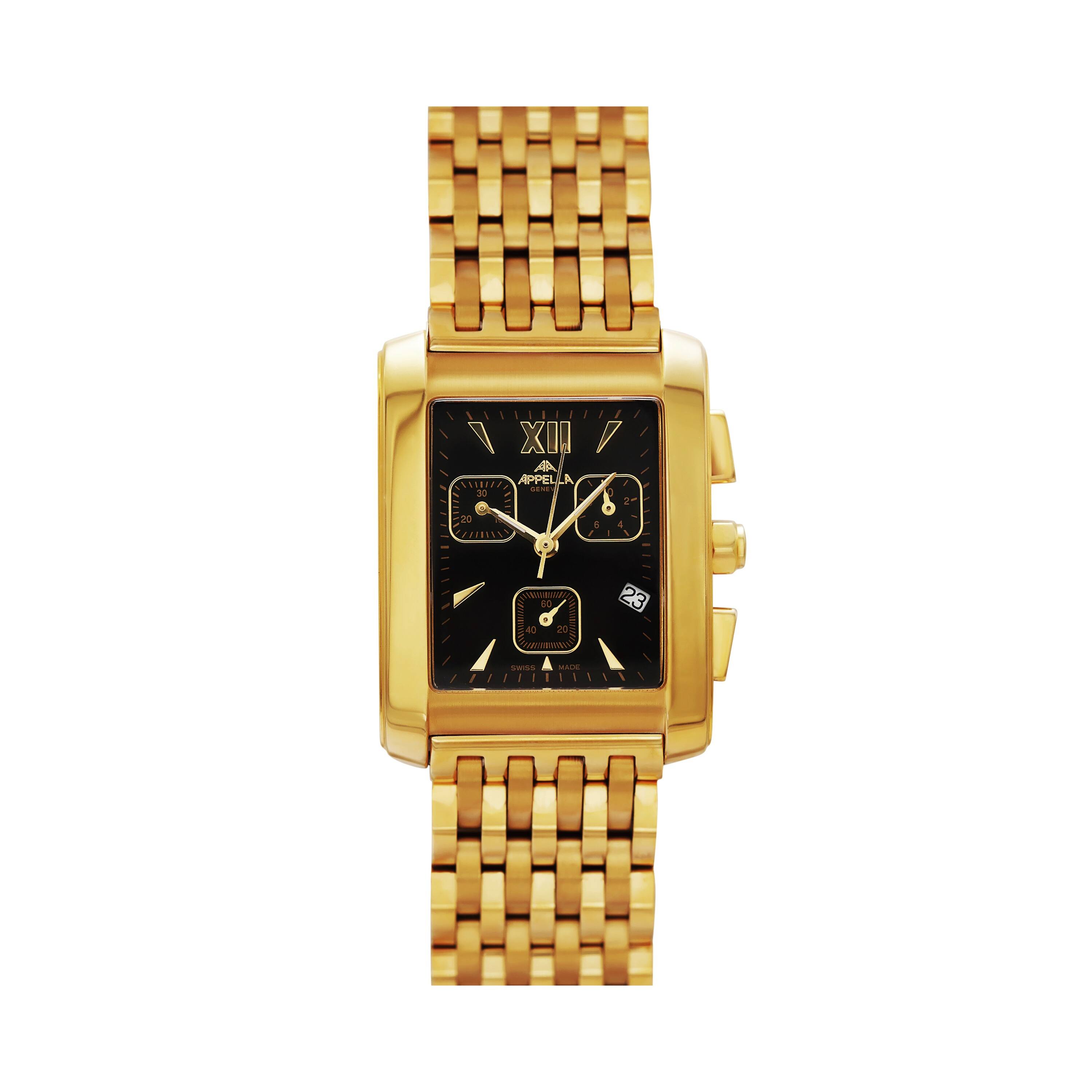 Appella Geneve Quartz 18 Gold Plated Woman Watch for $184 for sale from a  Private Seller on Chrono24