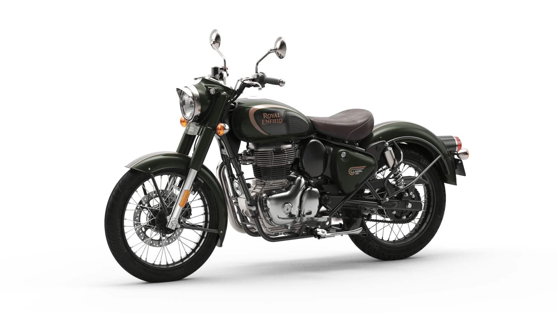 Royal Enfield Classic 350 Single Channel (Halcyon Green) on EMI | Bajaj ...