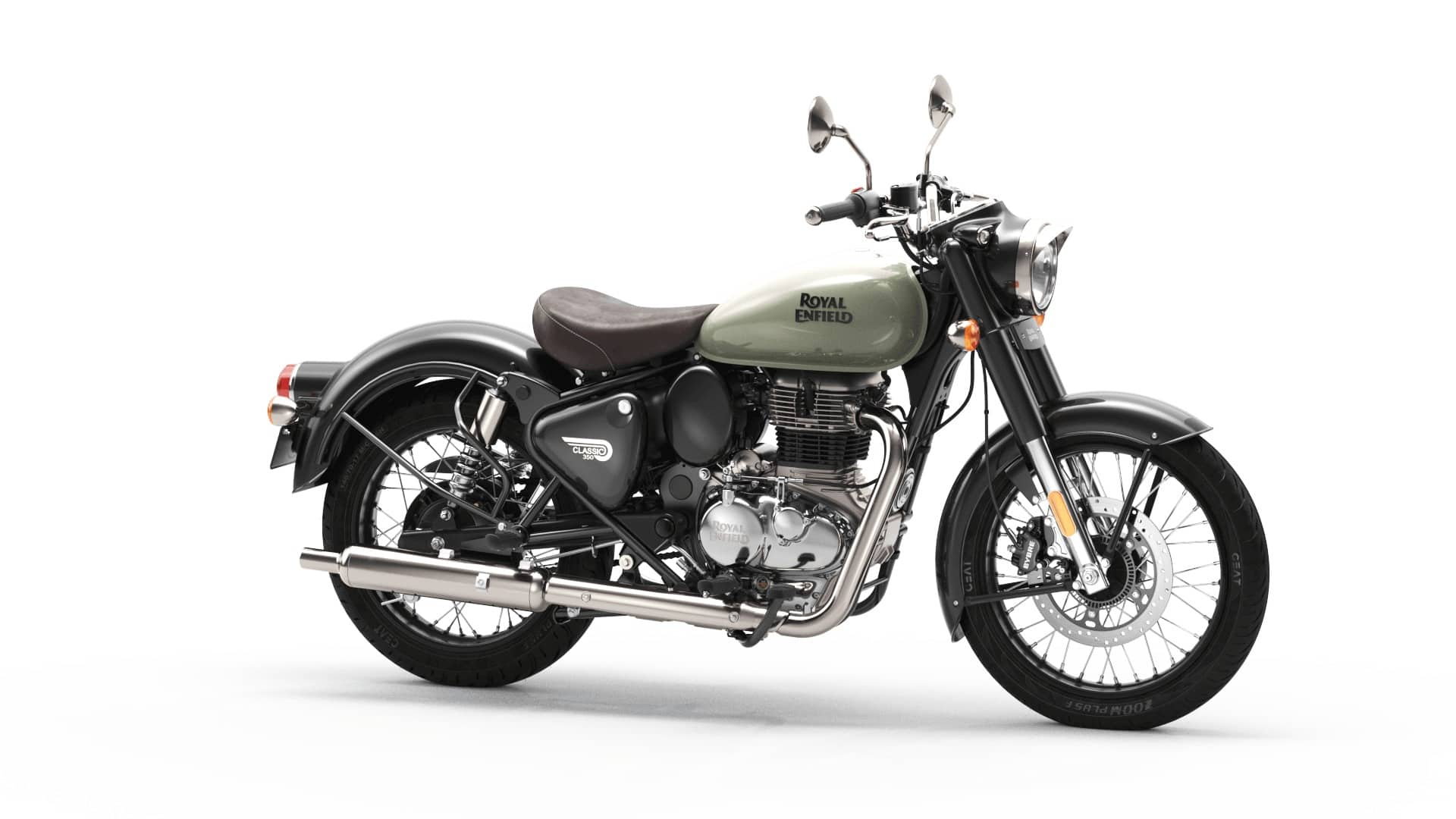 Royal Enfield Classic 350 Single Channel (Redditch Sage Green) on EMI ...