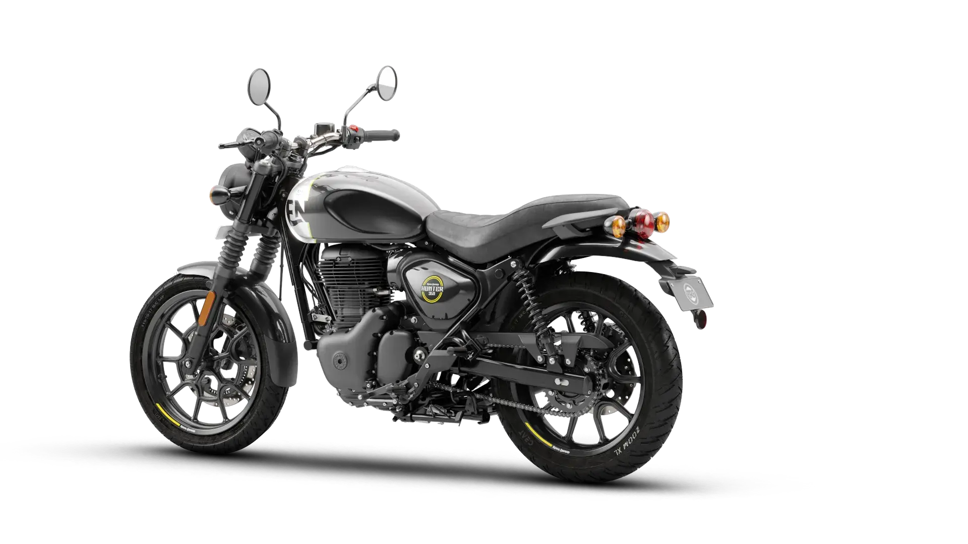 Royal Enfield Hunter 350 Metro Rebel (Rebel Black) on EMI | Bajaj Mall