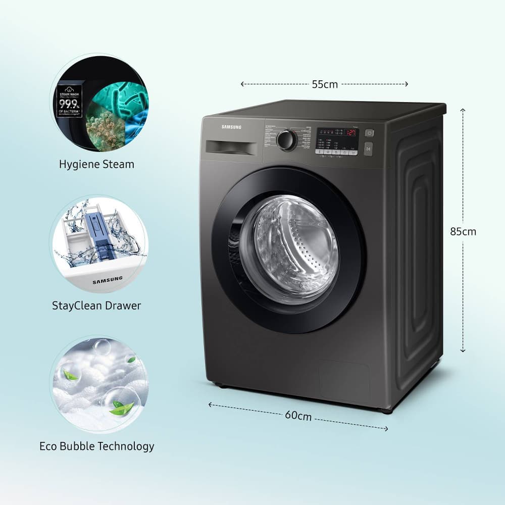 Samsung 8 KG Fully Automatic Front Load Washing Machine Inox ...