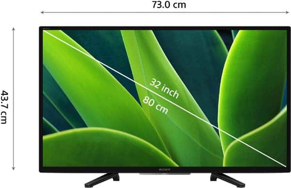 Sony 80 cm (32 inch) HD Ready Smart LED TV Black (KD-32W830K) on EMI ...