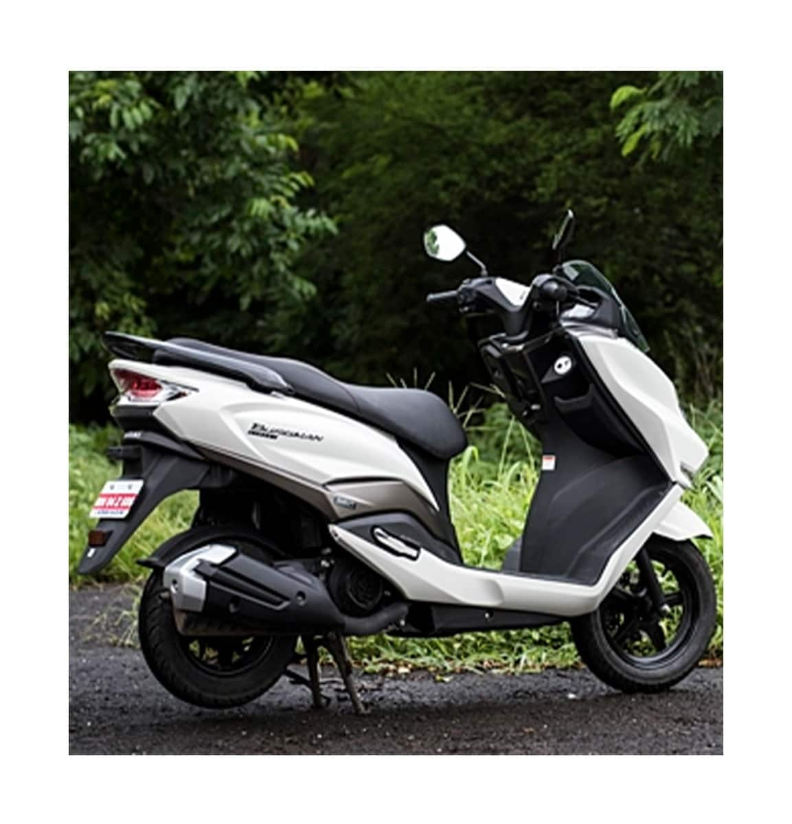 Suzuki Burgman Street Bs6 Pearl Mirage White Bajaj Mall