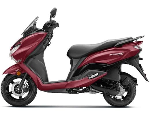 Suzuki Burgman Street Ride Connect Edition (Metallic Matte Bordeaux Red ...