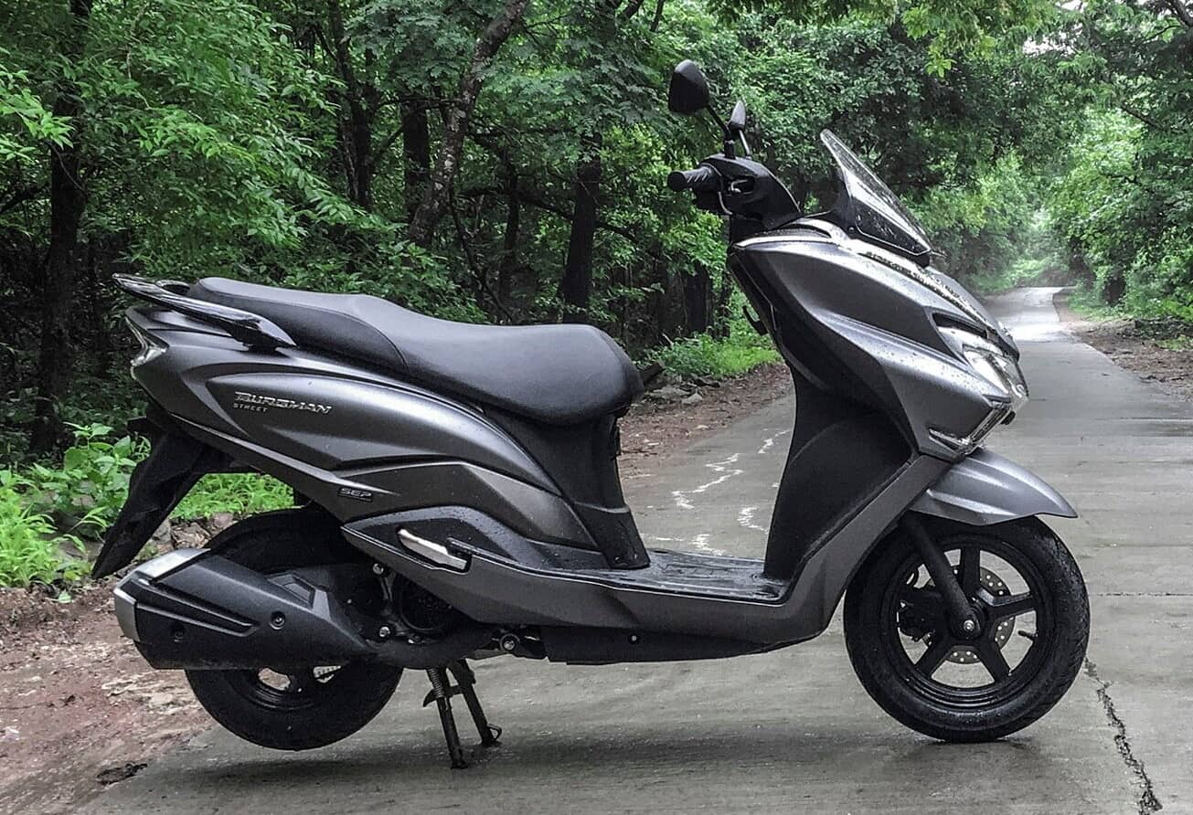 Suzuki Burgman Street Ride Connect Edition (Metallic Matte Black No. 2 ...