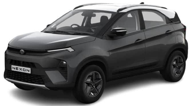 Tata Nexon Creative Plus S AMT (Daytona Grey Dual Tone) on EMI | Bajaj Mall