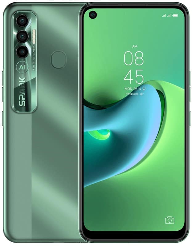 tecno spark 7 color spruce green