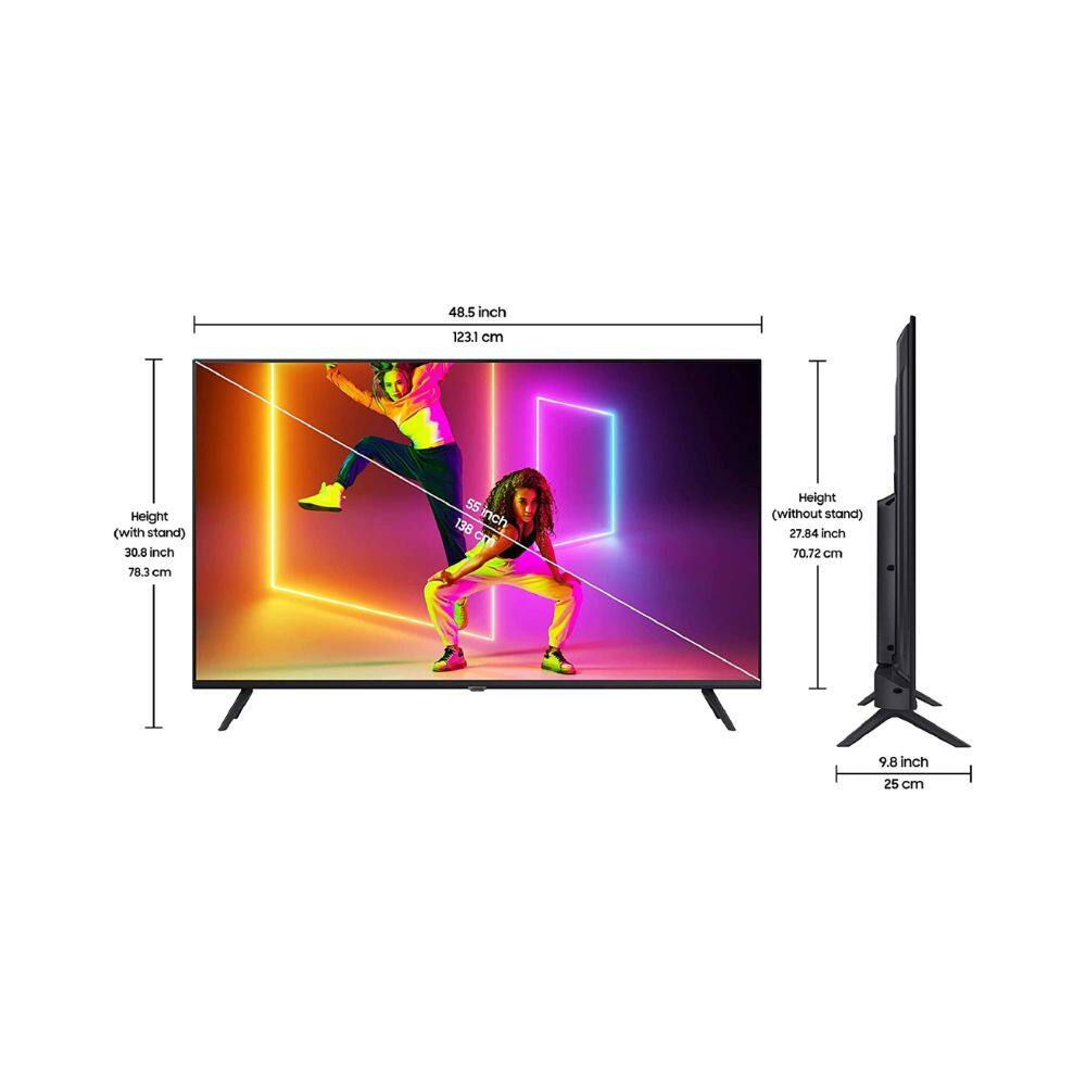 Samsung Crystal 4k Pro 138 Cm 55 Inch Ua55aue70aklxl With Tata Sky Hd Set Top Box 1 Month 3189