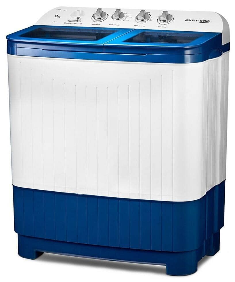 Buy Voltas Beko 8 Kg Semi Automatic Top Load Washing Machine White ...