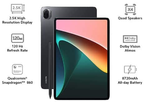 xiaomi pad 5 cosmic gray 6gb ram 256gb