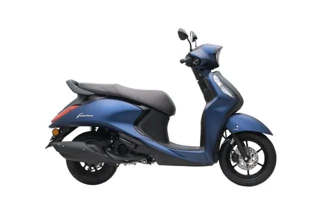 Yamaha Fascino 125 Hybrid Disc (Dark Matte Blue) on EMI | Bajaj Mall