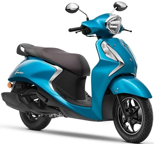 Yamaha Fascino 125 Hybrid DLX Drum (Cyan Blue) on EMI | Bajaj Mall